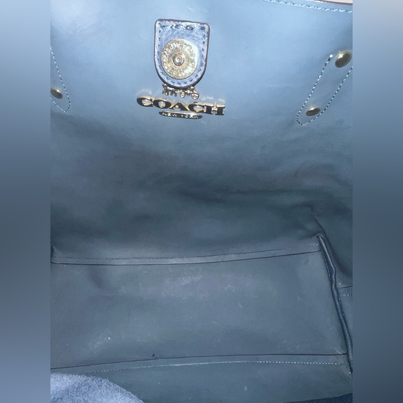 🔥🔥🔥 Coach Leather Ivory City Tote - Picture 5 of 15